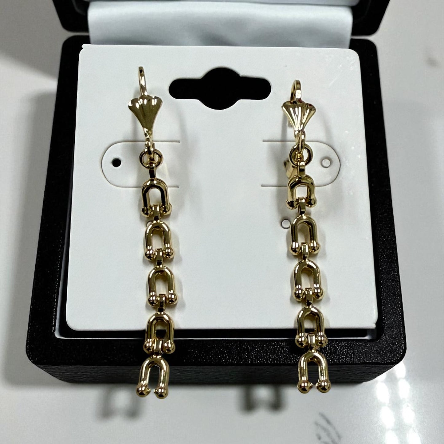 Turkish Eye Necklace Earrings and Bracelet Set 14K Gold Electroplated